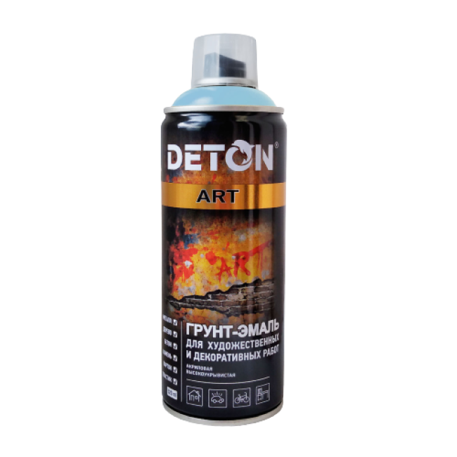 Deton DETON ART - Primer-enamel - Blue ice - Aerosol, 520 ml DTN-A70687 – buy in Tokmok | carpaint.kz