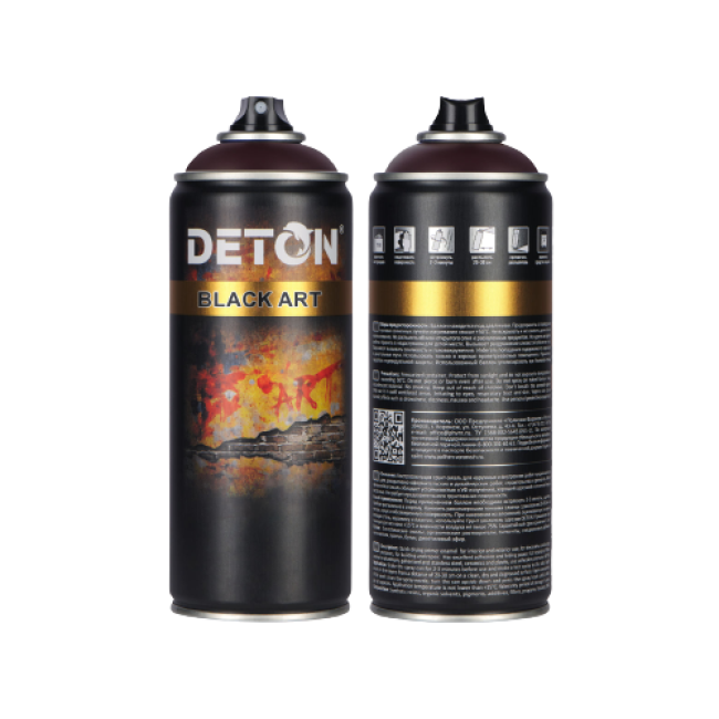 Deton 用于艺术和装饰作品的底漆珐琅 DETON ART，切诺基红，气雾剂 520 毫升 DTN-A07685 图片 – 托克马克 | carpaint.kz