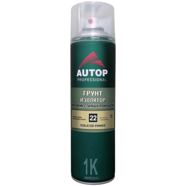 Autop AUTOP №22 - Primer-insulator for incompatible coatings - Sand - Aerosol, 650 ml АТР-А07825 – buy in Tokmok | carpaint.kz