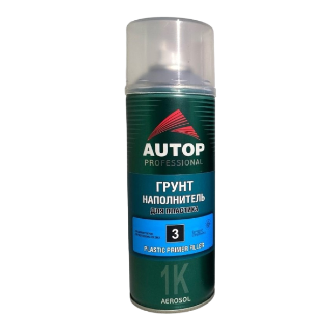 Autop AUTOP No. 3 - 塑料底漆填充剂 - 灰色 - 气雾剂，650 毫升 АТР-А07830 图片 – 托克马克 | carpaint.kz