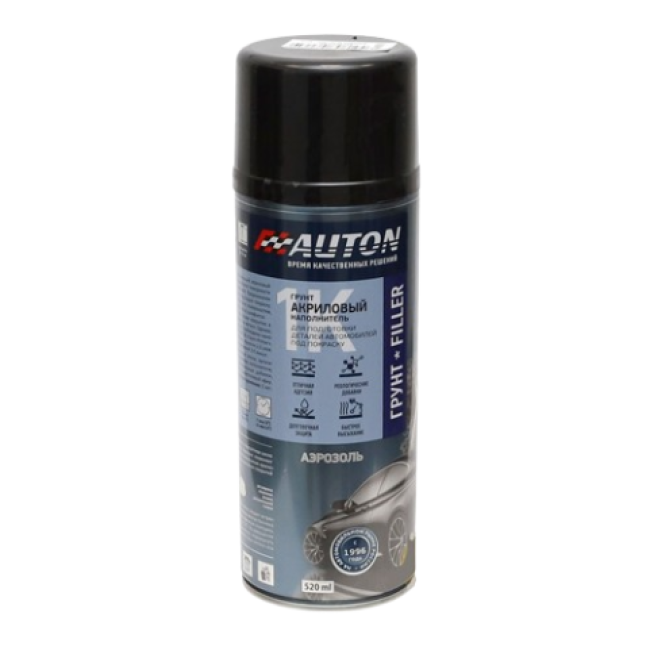 Auton Acrylic primer-filler (Filler), AUTON, Black, aerosol 520 ml ATN-A70619 – buy in Tokmok | carpaint.kz