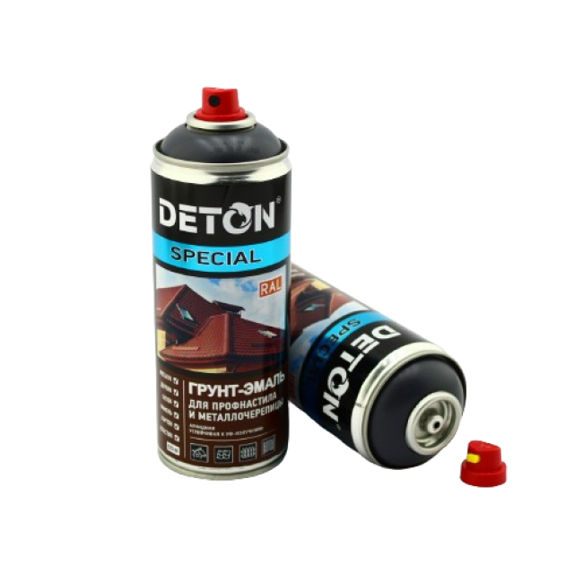 Deton RAL 7024 DETON SPECIAL - 金属瓷砖瓷漆底漆 - 石墨灰 - 气雾剂，520 毫升 DTN-A07288 图片 – 托克马克 | carpaint.kz