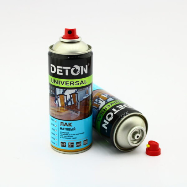 Deton Universal S9029 清漆哑光通用醇酸气雾剂，520 毫升“Deton/Deton Universal” DTN-A07569 图片 – 托克马克 | carpaint.kz