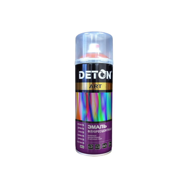 Флуоресцентті эмаль DETON ART апельсин, аэрозоль 520 мл DTN-A70716 – Токмокда сатып алу | Deton | carpaint.kz