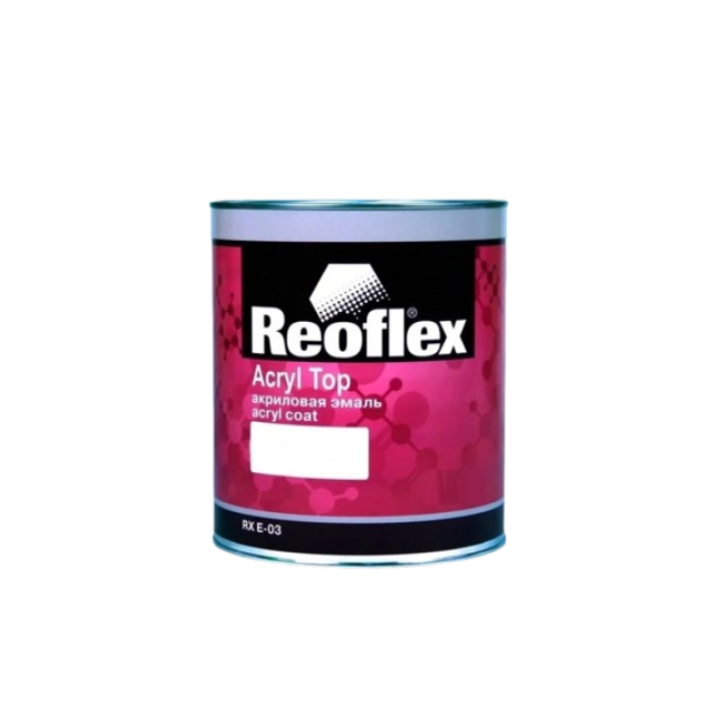 Reoflex 2К акриловая эмаль 4+1, 215 Желтовато-Белая, 0.8кг RX E-03 - 215 Желтовато-Белая – купить в Токмок | Reoflex | carpaint.kz