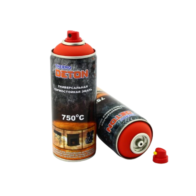 Deton DETON THERMO - Heat-resistant enamel - Red - Aerosol, 520 ml DTN-A70788 – buy in Tokmok | carpaint.kz