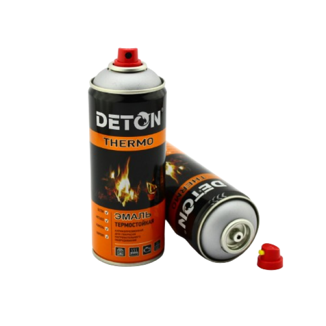 Deton DETON THERMO - Heat-resistant enamel - Red - Aerosol, 520 ml DTN-A70788 – buy in Tokmok | carpaint.kz