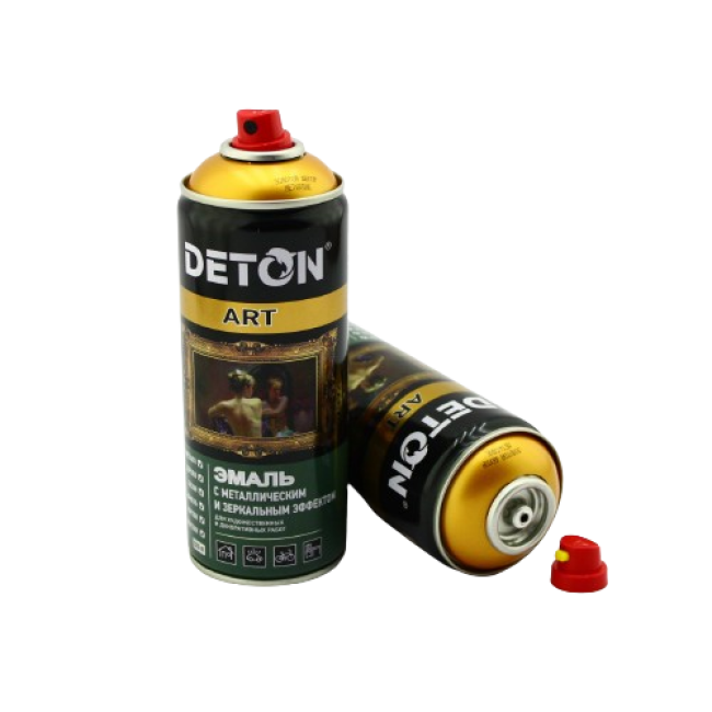 Deton DETON ART - Metallic enamel - Gold Decor - Aerosol, 520 ml DTN-A70735 – buy in Tokmok | carpaint.kz
