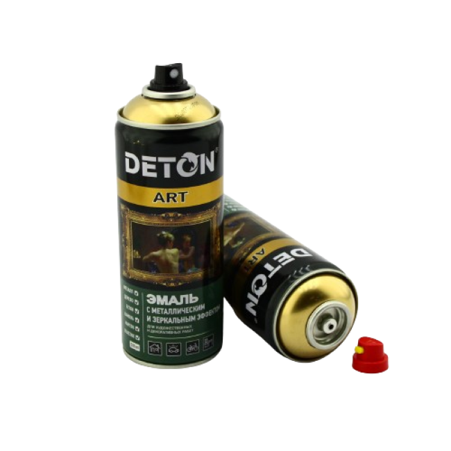 Deton DETON ART - Metallic enamel - Gold-Chrome - Aerosol, 520 ml DTN-A70690 – buy in Tokmok | carpaint.kz