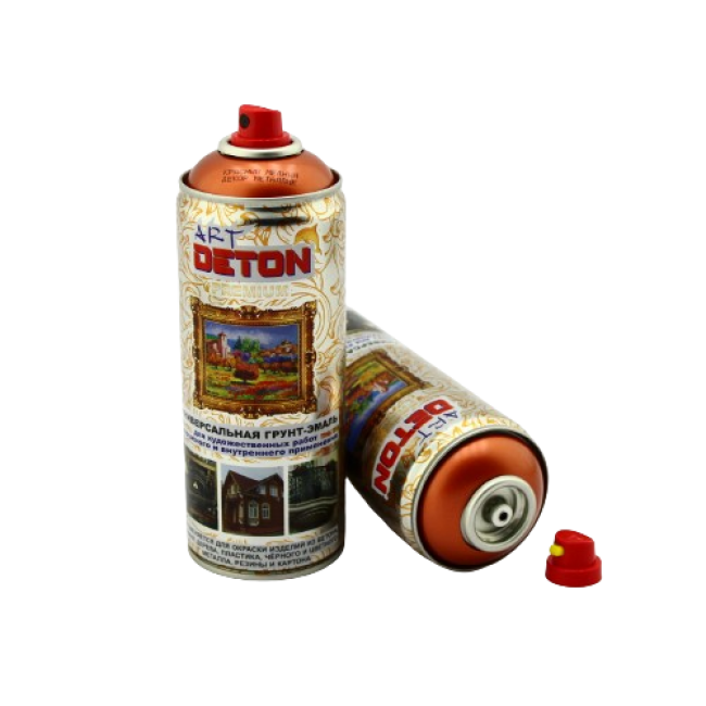 Deton DETON ART - Metallic enamel - Red copper Decor - Aerosol, 520 ml DTN-A70280 – buy in Tokmok | carpaint.kz