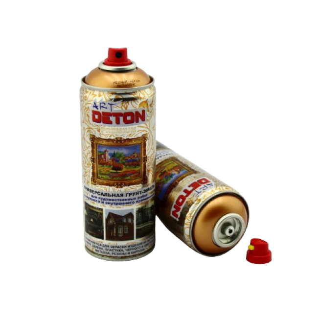 Deton DETON ART - Metallic enamel - Copper Decor - Aerosol, 520 ml DTN-A70279 – buy in Tokmok | carpaint.kz