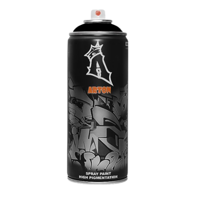 Arton A 911 Aerosol paint for design and artistic works ARTON, Black, aerosol 400 ml ART-A07501 – buy in Tokmok | carpaint.kz