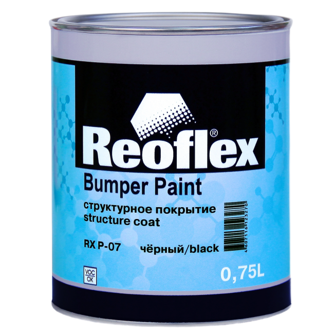 Текстуралы жабын, қара, 1л, Reoflex, Reoflex0192 RX P-07 – Токмокда сатып алу | Reoflex | carpaint.kz