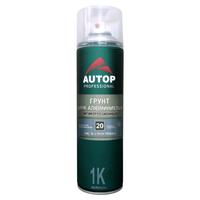 Autop AUTOP №20 - Zinc-aluminum anti-corrosion primer - Silver - Aerosol, 650 ml АТР-А07815 – buy in Tokmok | carpaint.kz