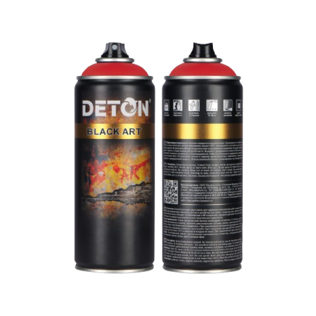 Deton DETON ART - Primer enamel - Code Red - Aerosol, 520 ml DTN-A07686 – buy in Tokmok | carpaint.kz