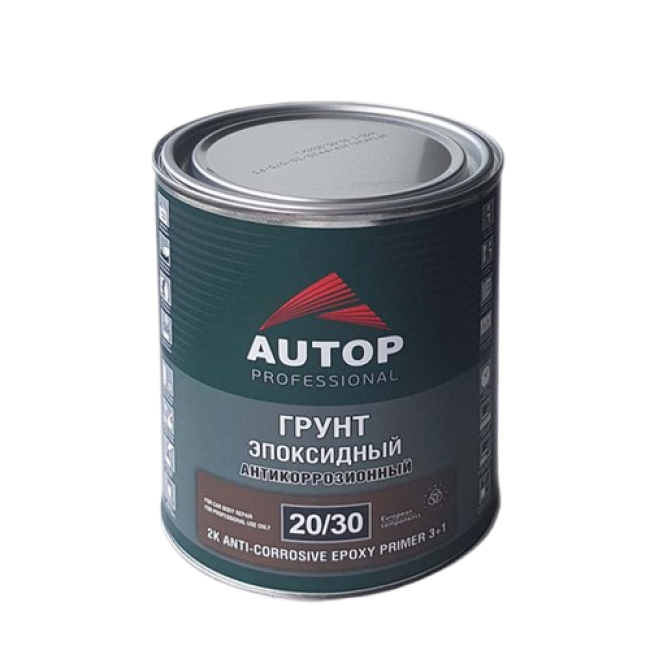Autop AUTOP 20/30 - 2K Epoxy anti-corrosion primer 3+1 - Light gray - Can, 0.75l ATP-PR20/30-075/P3 – buy in Tokmok | carpaint.kz