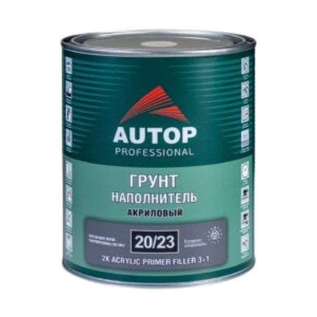 Autop AUTOP 20/23 - 2K Грунт-наполнитель акриловый 3+1 - Белый - Банка, 1л ATP-PR20/23-1/P1 图片 – 托克马克 | carpaint.kz