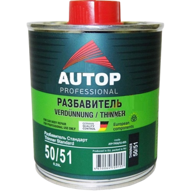 Autop AUTOP 50/51 - Acrylic Standard Thinner - Can, 0.25l ATP-TR50/51-025 – buy in Tokmok | carpaint.kz