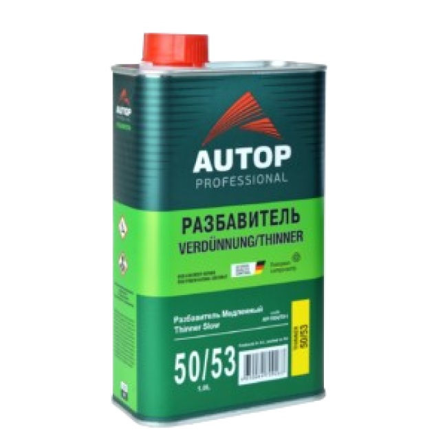 Autop AUTOP 50/53 - Slow Acrylic Thinner - Can, 1l ATP-TR50/53-1 – buy in Tokmok | carpaint.kz